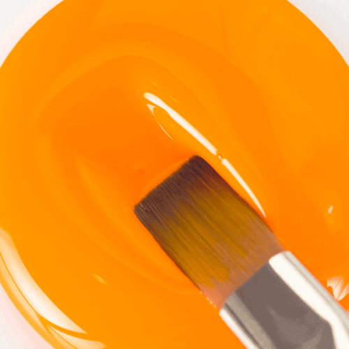 Prisma Gel Painting- Graffiti Orange
