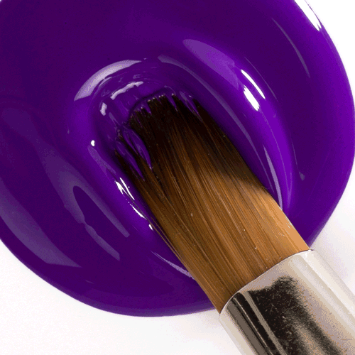 Prisma Gel Painting – Purple