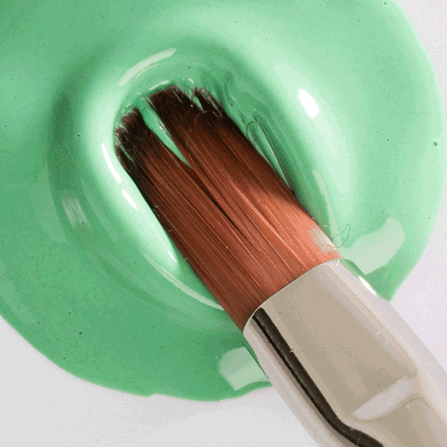 Prisma Gel Painting – Pastel Leaf