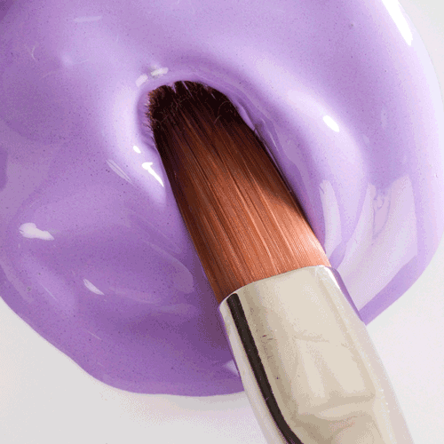 Prisma Gel Painting – Pastel Violet